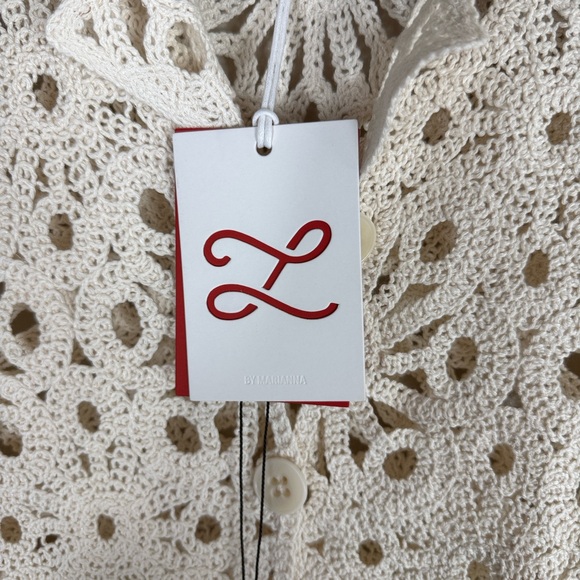 L’academie by Marianna Shay Mini Dress in Beige - Picture 9 of 9